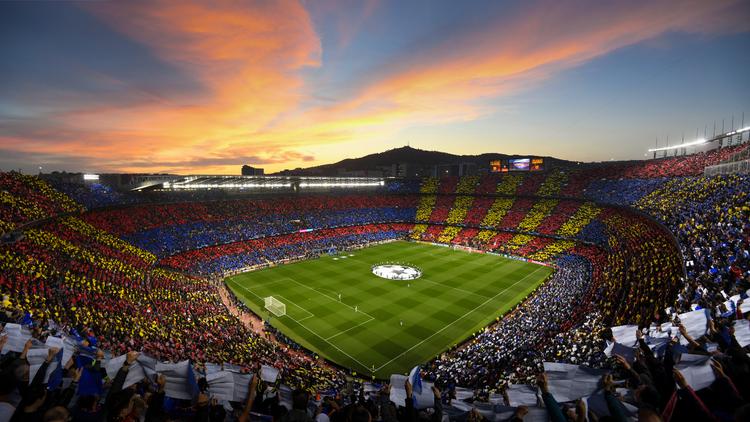 View of Spotify Camp Nou