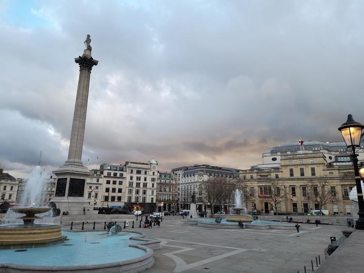 View of Trafalgar Square