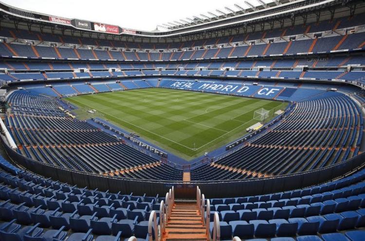 View of Santiago Bernabéu Stadium