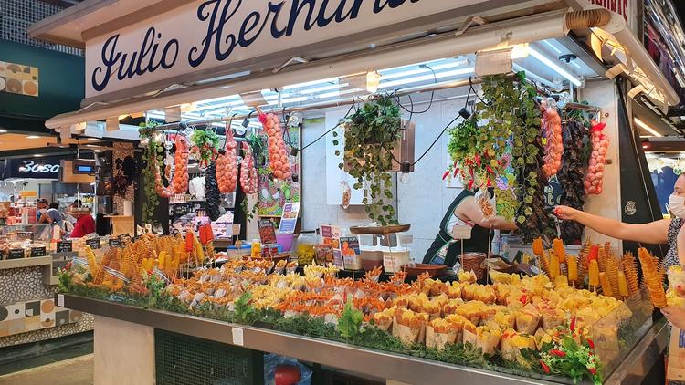 View of Mercat de la Boqueria