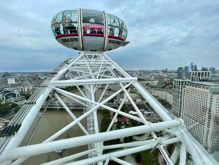 View of lastminute.com London Eye