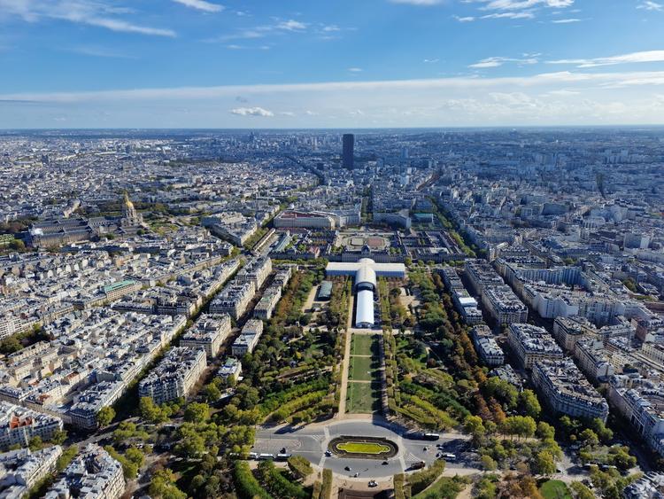 View of Champ de Mars