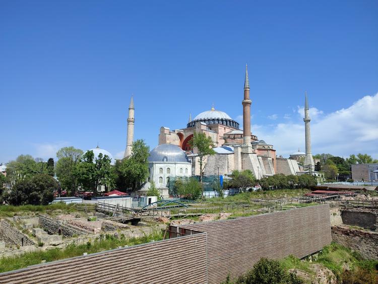 View of Hagia Sophia Grand Mosque