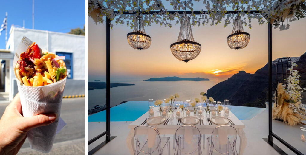 Luxury Hotels in Santorini with Breathtaking Views: Your Ultimate Escape - Dining with a View: Culinary Delights